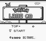 Pokemon Land (hack) Title Screen